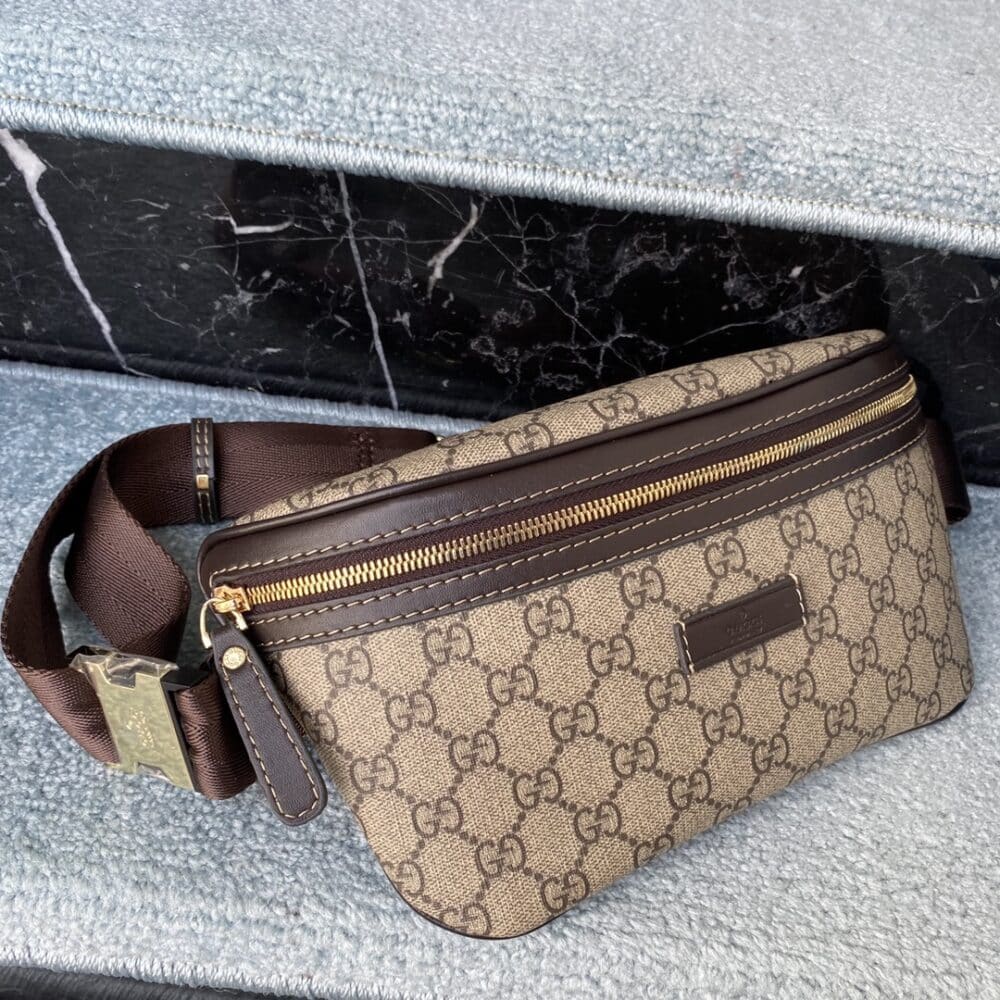 GUCCI GG SUPREME CANVAS BELT BAG 18CM 233269 FCIGX 8588 - Image 3