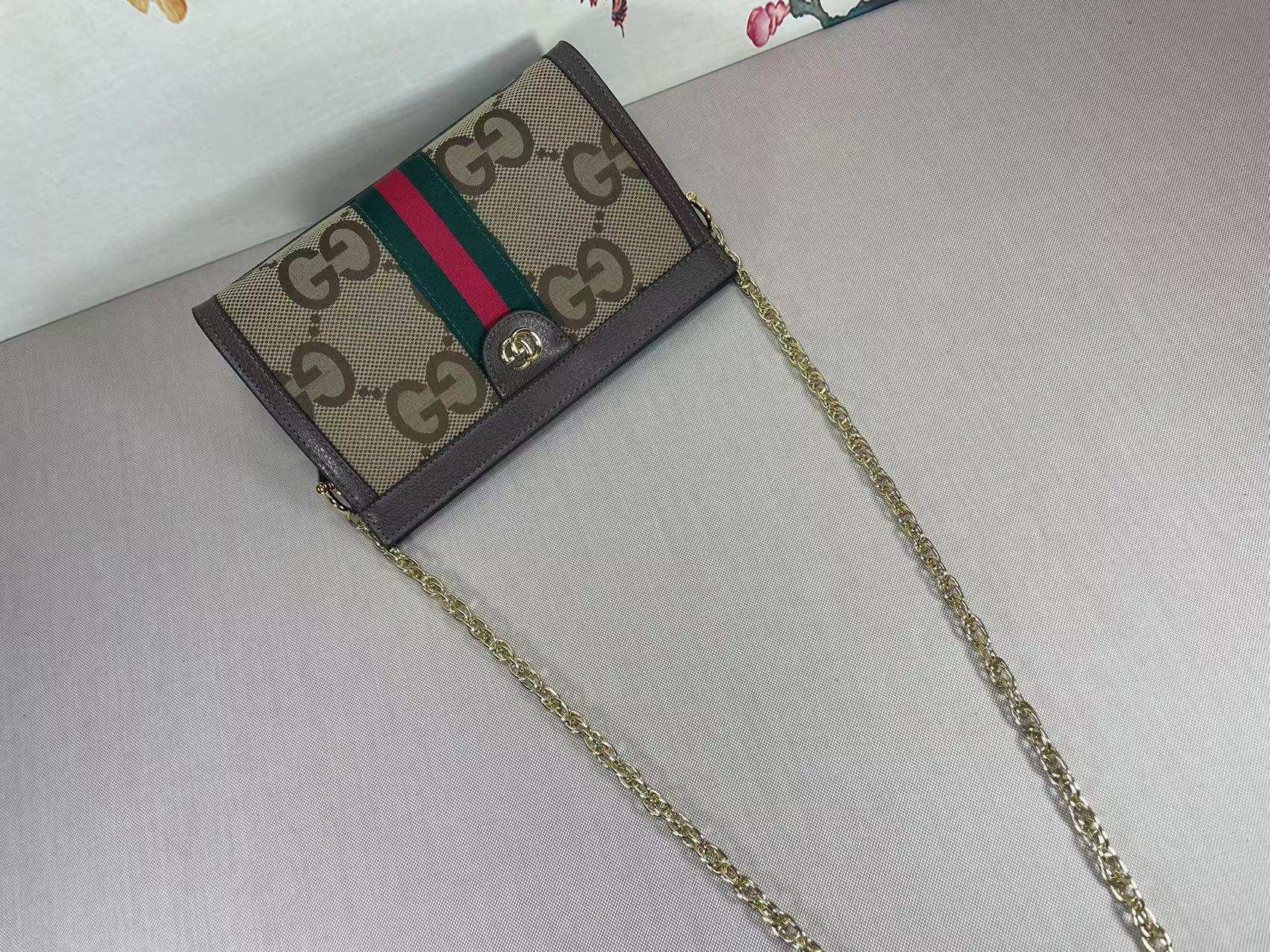 GUCCI OPHIDIA JUMBO SMALL SHOULDER BAG 26CM 503877 UKMIG 2570 - Image 9