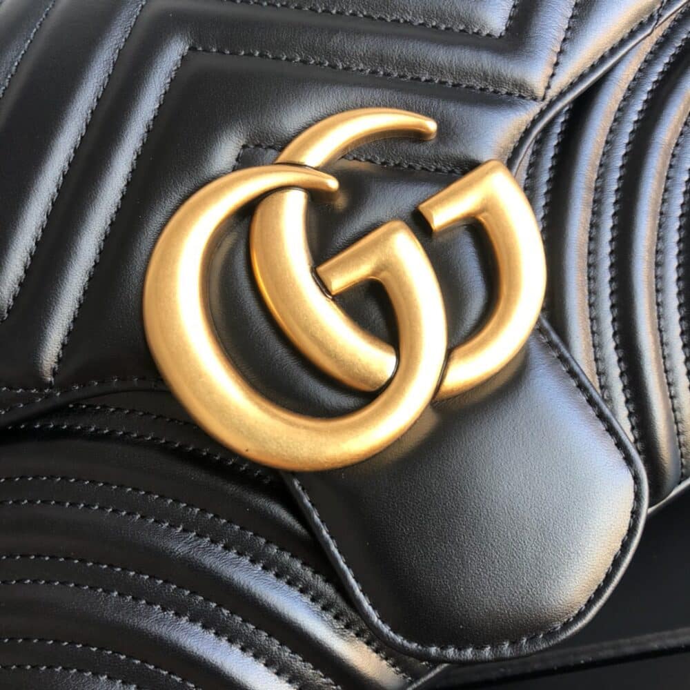 GUCCI MARMONT MEDIUM MATELASSÉ SHOULDER BAG 26CM 443496 DTDIT 1000 - Image 5