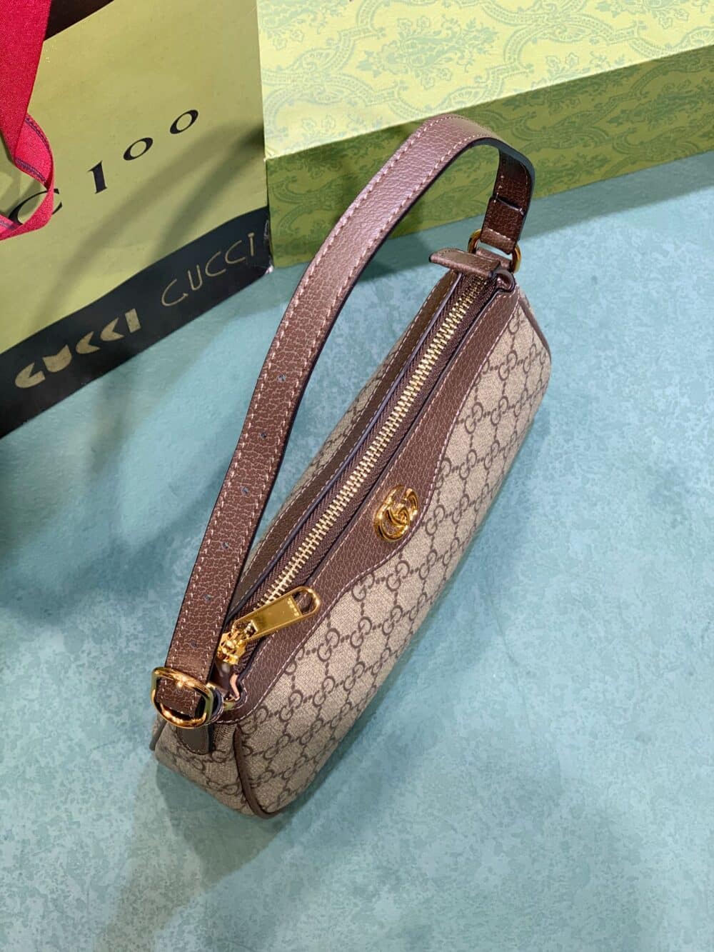 GUCCI OPHIDIA SMALL HANDBAG 25CM 735145 KAAAD 8358 - Image 8