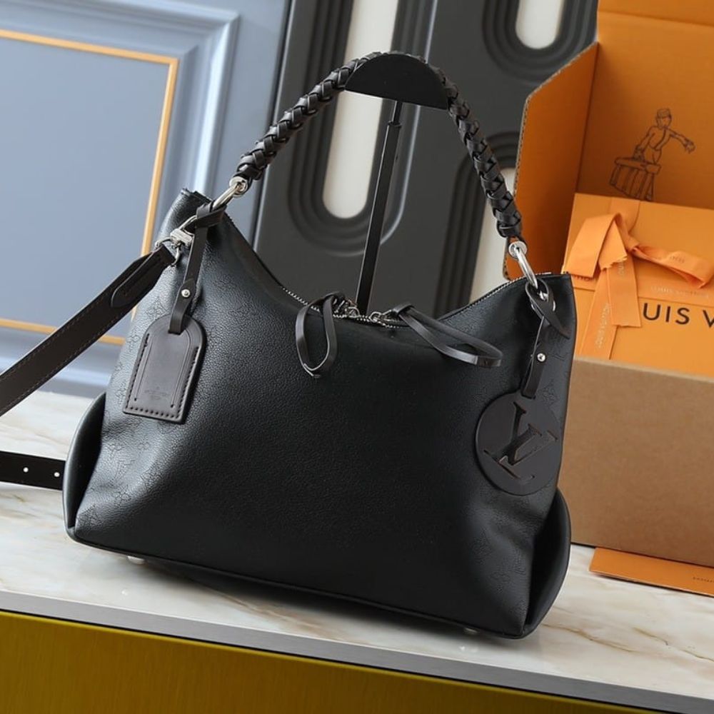 Alternative view of Louis Vuitton Beaubourg Hobo Mm Mahina Black 32Cm M56073