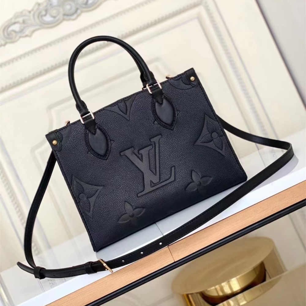 LOUIS VUITTON ONTHEGO PM BLACK 25CM M45653 - Image 4