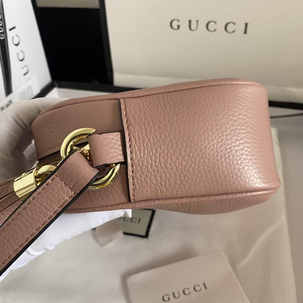 GUCCI SOHO SMALL LEATHER DISCO BAG PINK 308364 A7M0G - Image 4