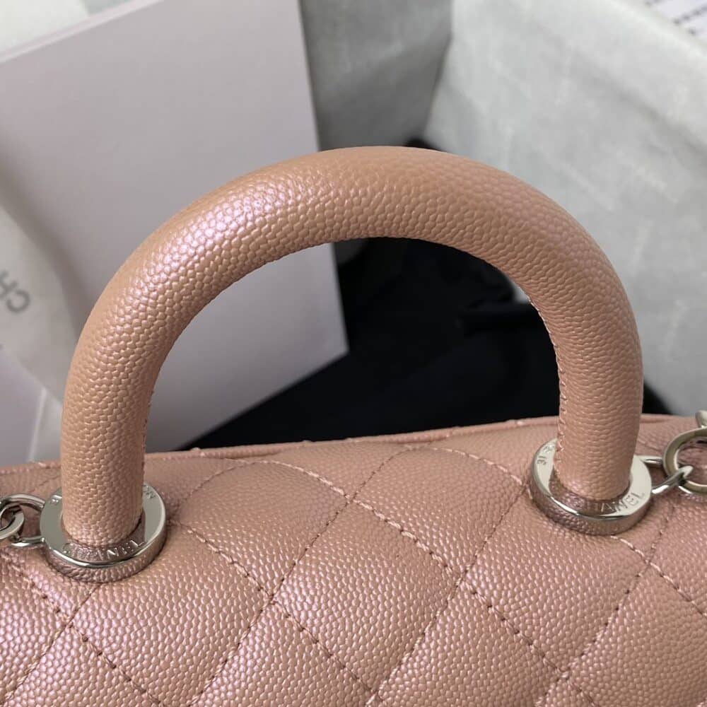 CHANEL HANDBAG PINK 19CM AS2215 - Image 6
