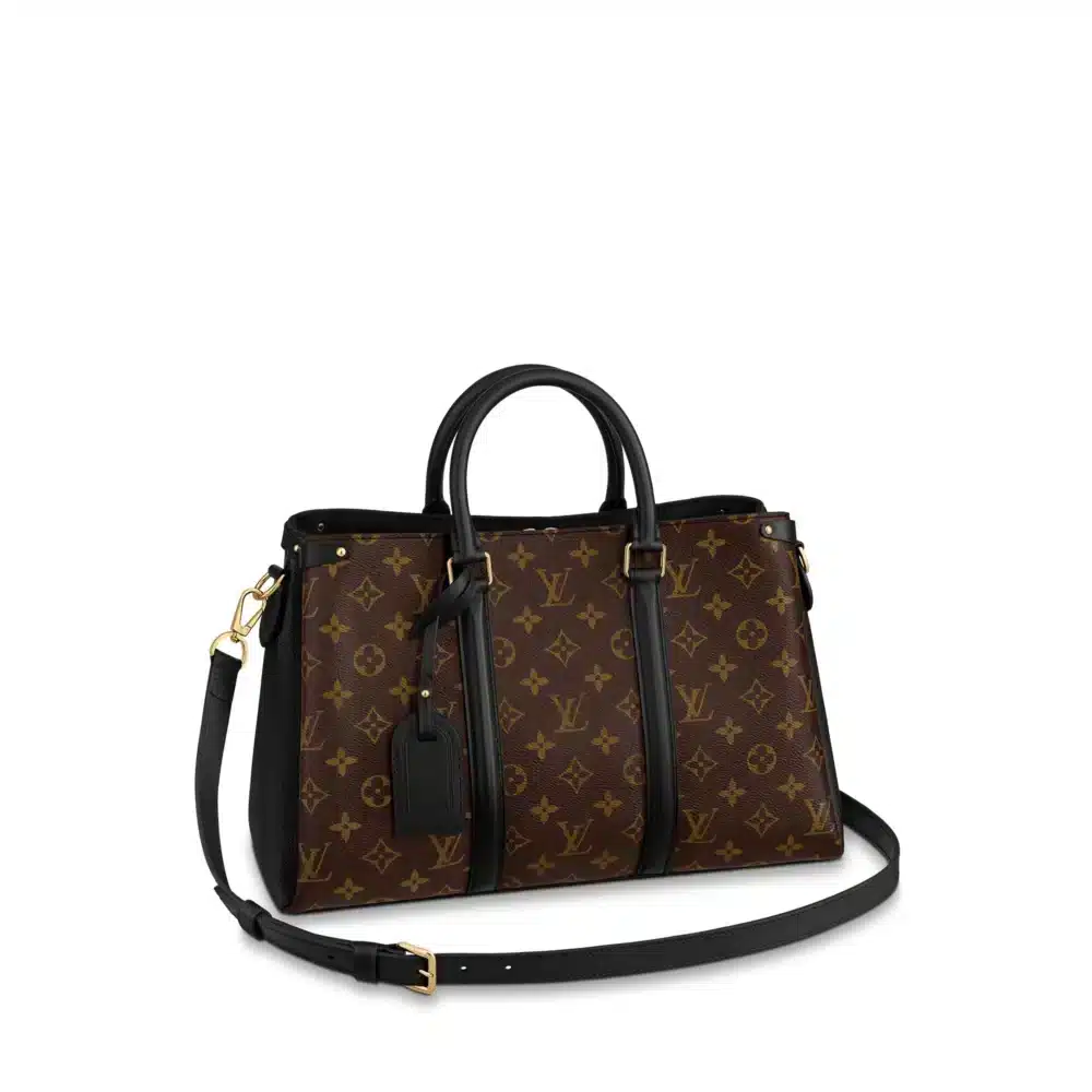 LOUIS VUITTON SOUFFLOT MM 36CM BLACK M44817