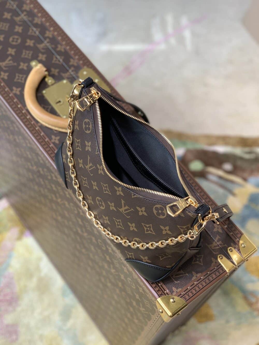LOUIS VUITTON BOULOGNE BLACK 29CM M45831 - Image 7