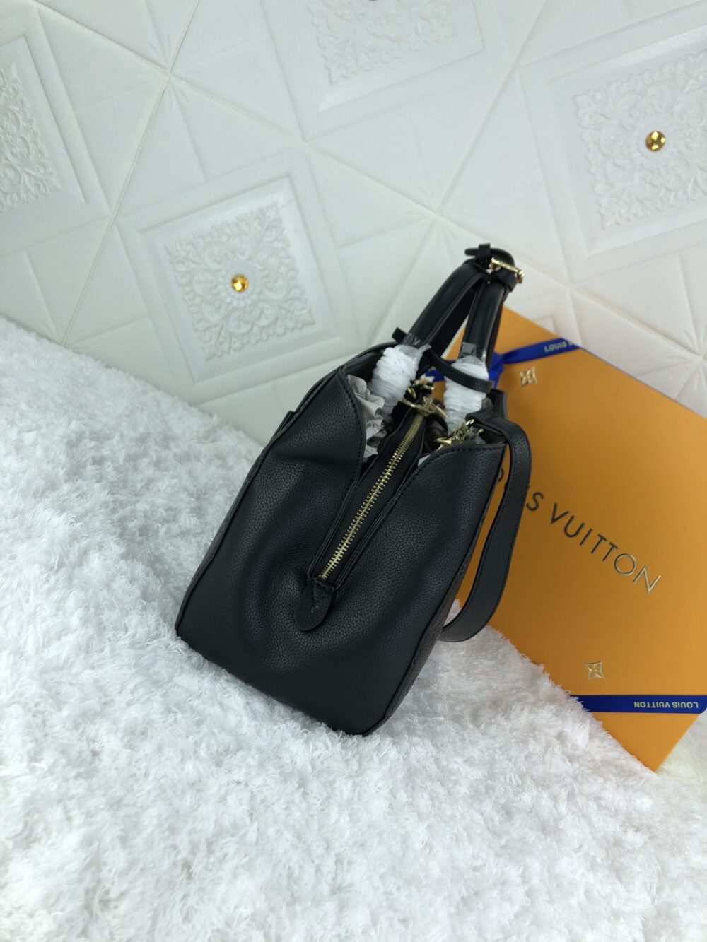 LOUIS VUITTON MONTAIGNE BB EMPREINTE NOIR BLACK 33CM - Image 3