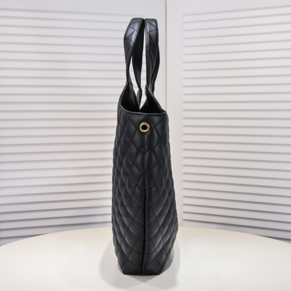 SAINT LAURENT ICARE MAXI SHOPPING BAG IN QUILTED BLACK 58CM 698651AAANG1000 - Image 8