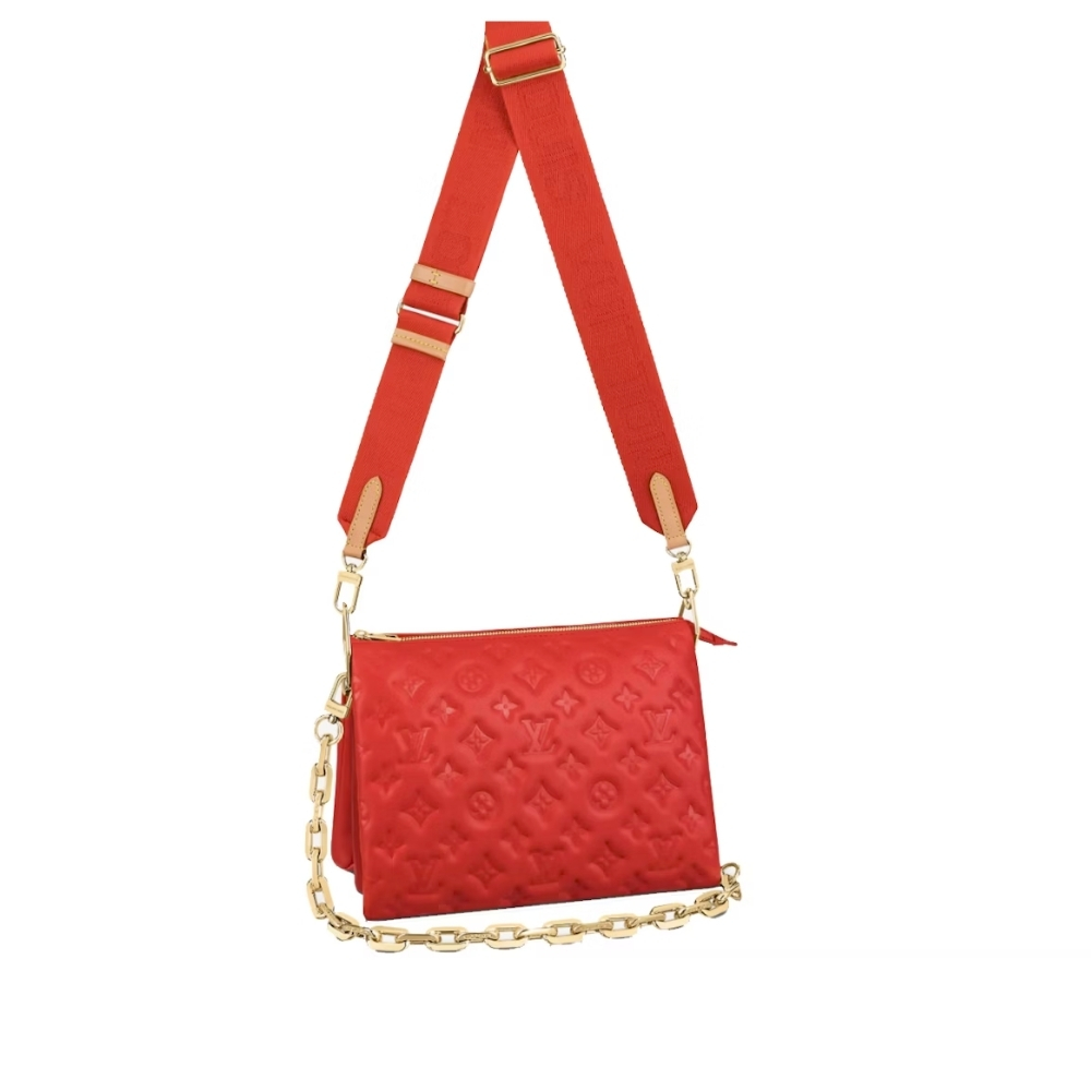 LOUIS VUITTON COUSSIN PM RED 26CM M57792