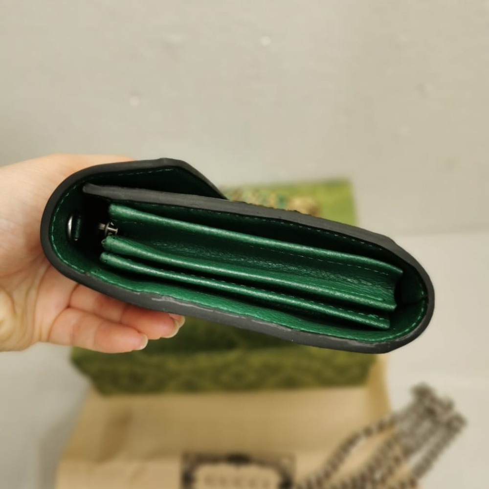 GUCCI WOMEN'S DIONYSUS MINI CHAIN BAG GREEN 20CM 401231 CAOGX 3120 - Image 5