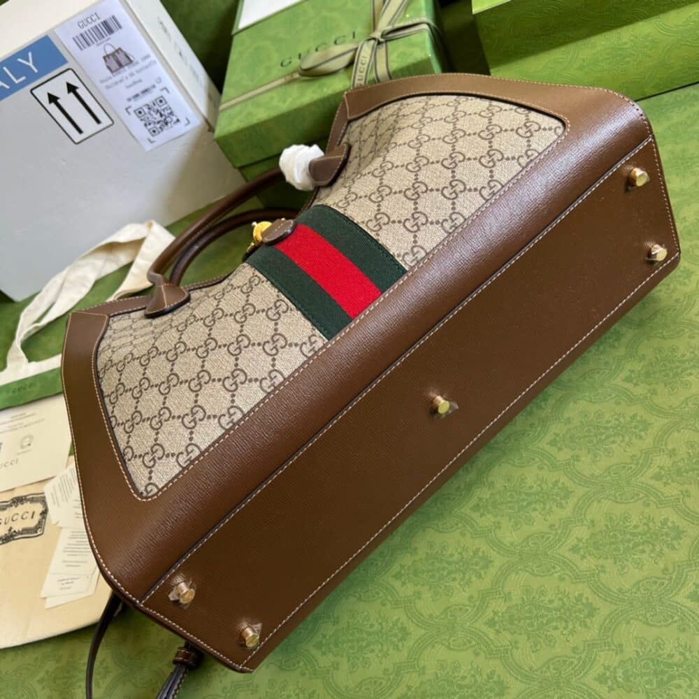 GUCCI JACKIE 1961 LARGE TOTE BAG 649015 HUHHG 8565 - Image 5