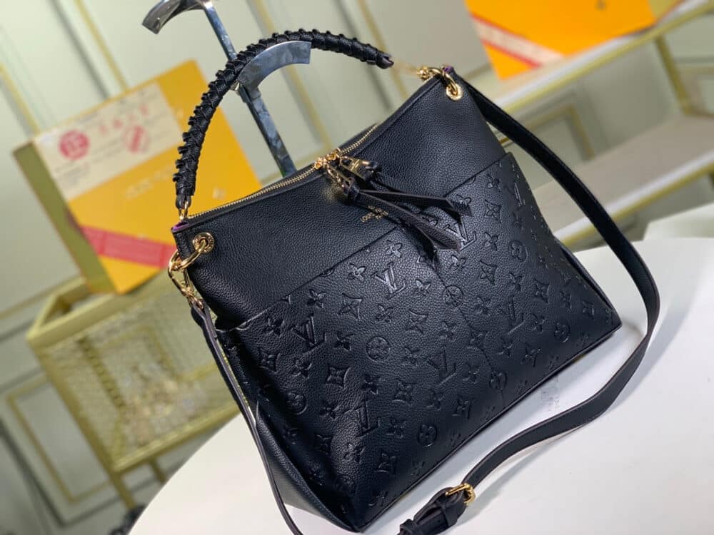 LOUIS VUITTON MAIDA HOBO BAG BLACK 32CM M45522 - Image 3