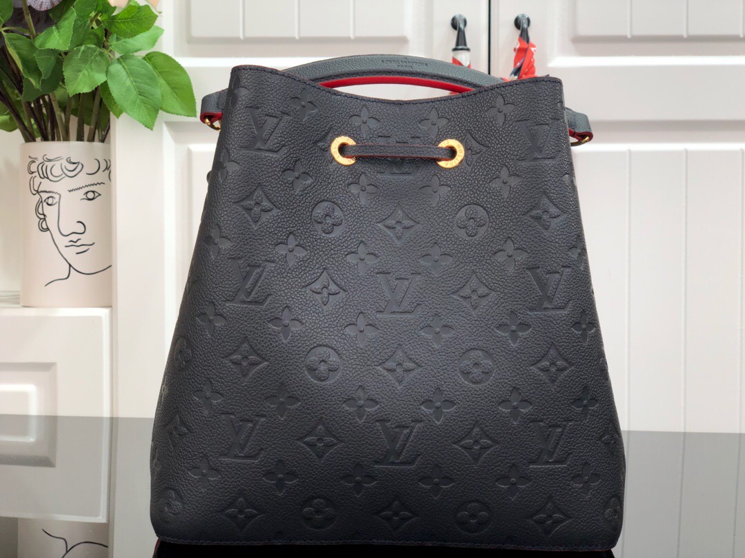 LOUIS VUITTON NÉONOÉ MM BUCKET 26CM NAVY BLUE M45306 - Image 4