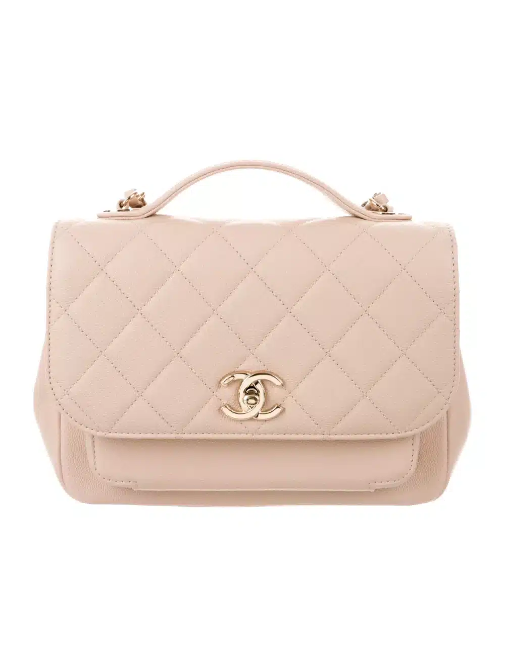 CHANEL MINI BUSINESS AFFINITY LIGHT PINK 19CM