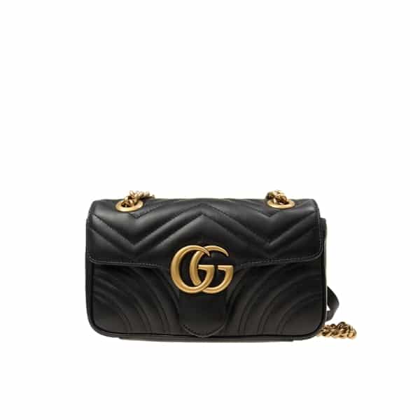 GUCCI Marmont matelassé mini bag 446744 DTDIT 1000