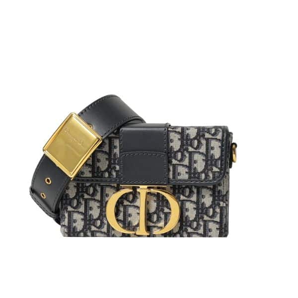 DIOR 30 MONTAIGNE BOX BLUE DIOR OBLIQUE JACQUARD 17CM M9204UTZQ M928