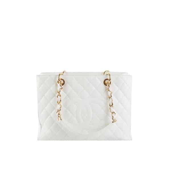 CHANEL BOLSA GRAND TOTE WHITE 33CM