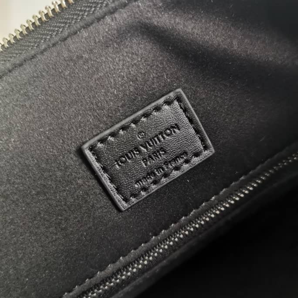 LOUIS VUITTON BEAUBOURG HOBO MM MAHINA BLACK 32CM M56073 - Image 6