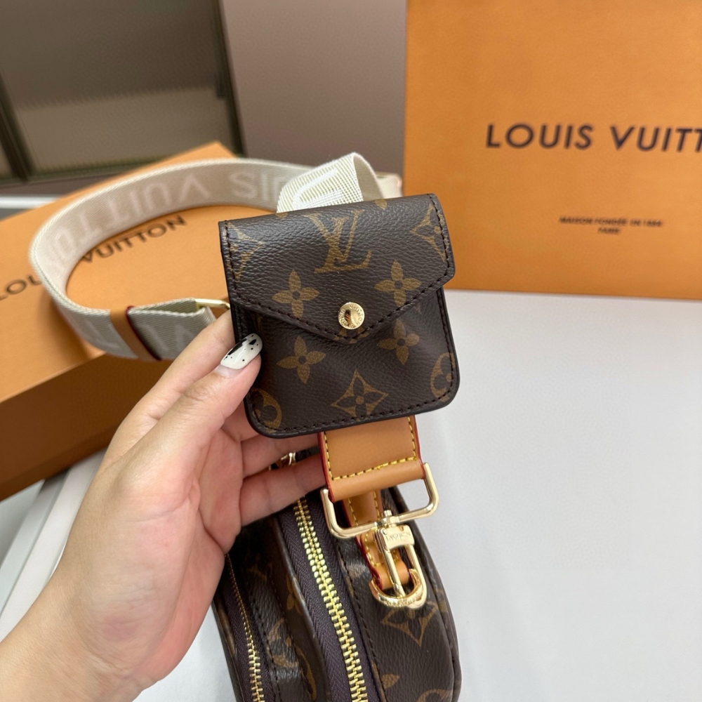 LOUIS VUITTON UTILITY CROSSBODY BAG BROWN 18CM M80446 - Image 4