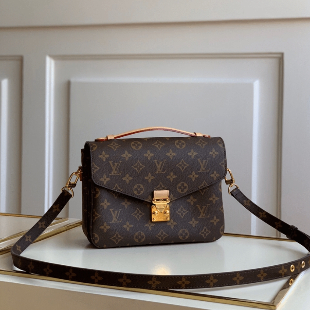 Alternative view of Louis Vuitton Pochette Métis Monogram Canvas Brown 25Cm M44875