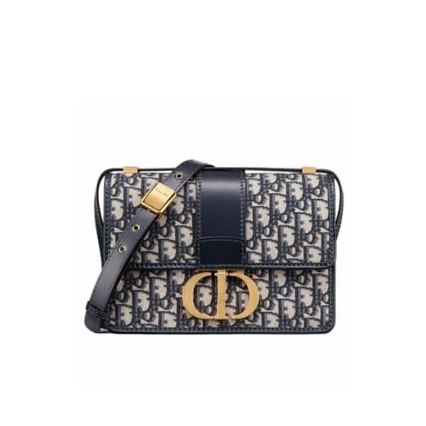DIOR 30 MONTAIGNE BLUE DIOR OBLIQUE JACQUARD 24CM M9203UTZQ M928