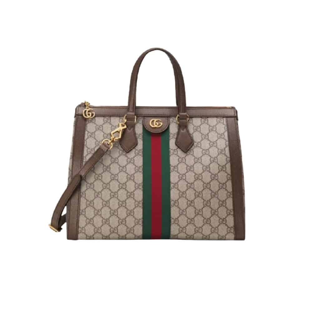 GUCCI OPHIDIA GG MEDIUM TOP HANDLE TOTE BAG 524537 K05NB 8745