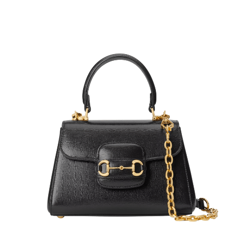 GUCCI HORSEBIT 1955 MINI BAG BLACK 22CM  703848 AAA7G 1000