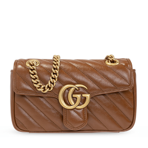 GUCCI MARMONT MINI MATELASSE SHOULDER BAG 446744 0OLFT 2535