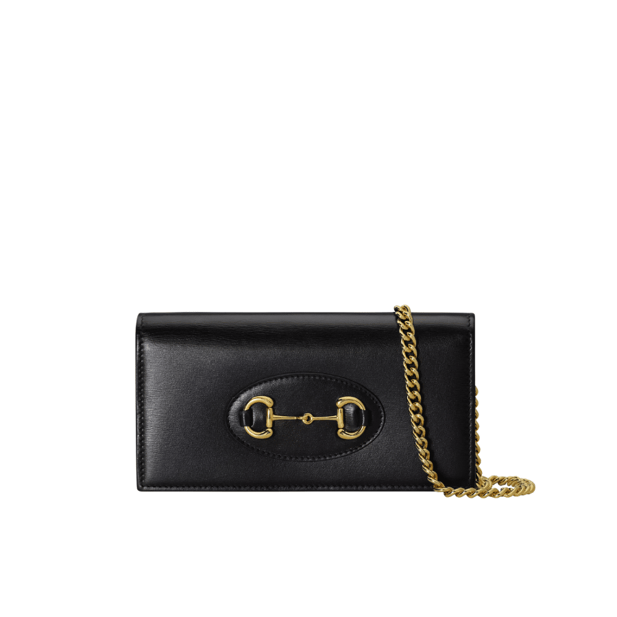 GUCCI HORSEBIT 1955 WALLET WITH CHAIN WHITE 20CM 621892 0YK0G 1000