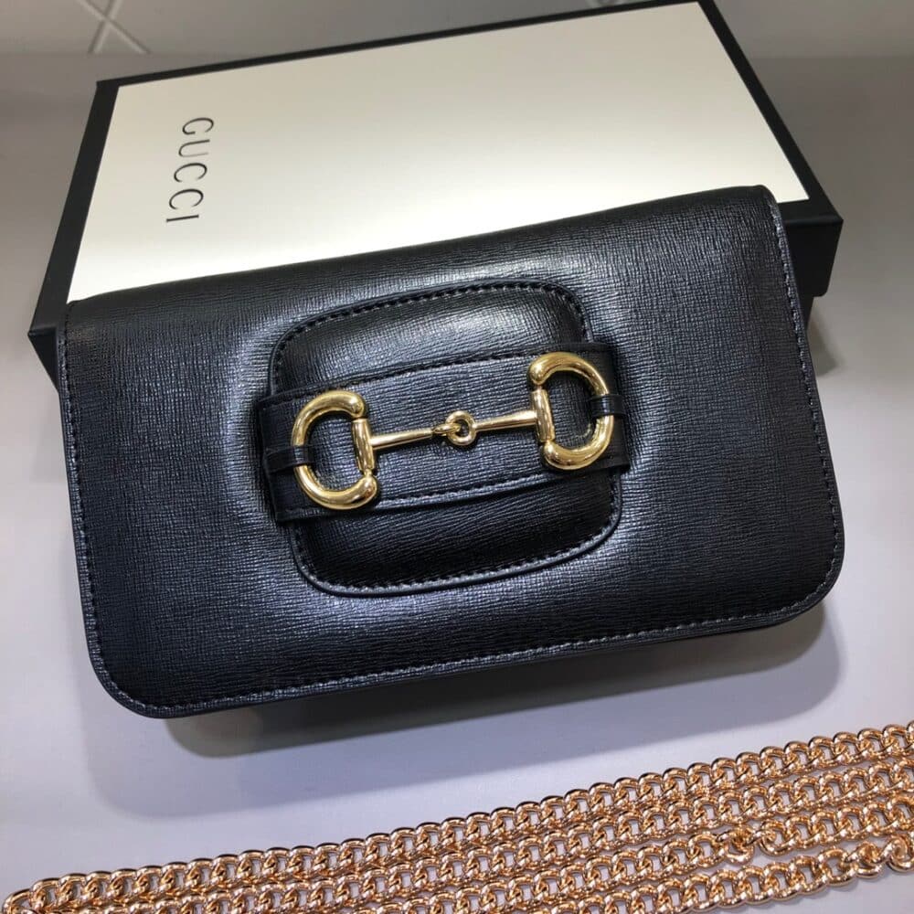 GUCCI HORSEBIT 1955 WALLET WITH CHAIN WHITE 20CM 621892 0YK0G 1000 - Image 9