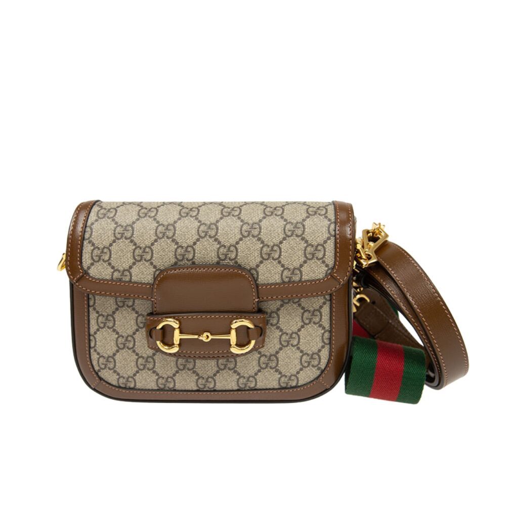 GUCCI HORSEBIT 1955 MINI BAG SUPREME CANVAS 658574 HUHHG 8565