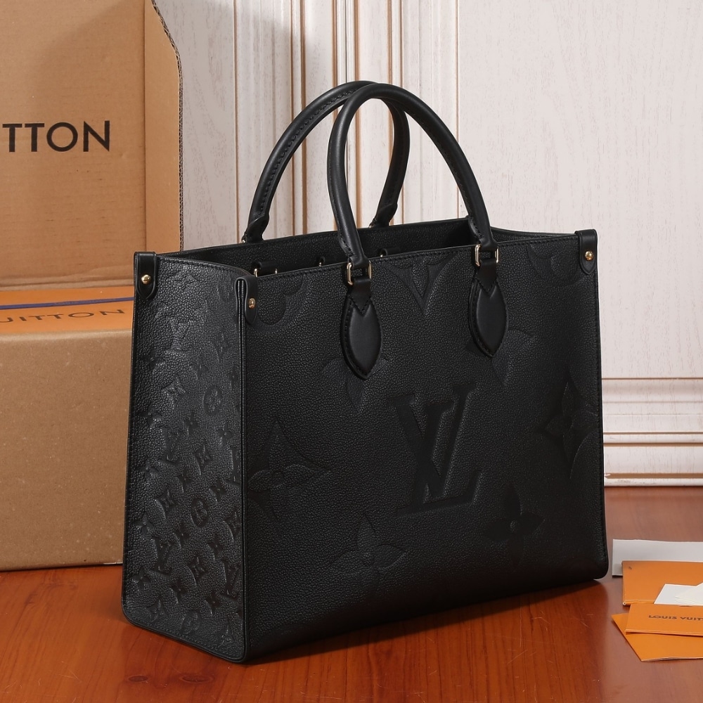 LOUIS VUITTON ONTHEGO MM BLACK 35CM M45595 - Image 3