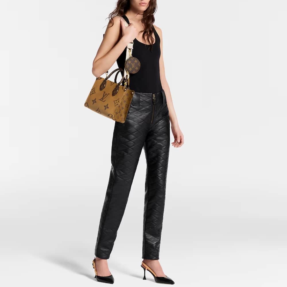 LOUIS VUITTON ONTHEGO PM BROWN 25CM M46373 - Image 9