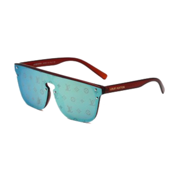 LOUIS VUITTON WAIMEA SONNENBRILLE BLUE AND RED MONOGRAM