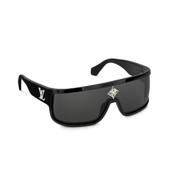LOUIS VUITTON CYCLONE SPORT MASK SUNGLASSES BLACK Z1741U