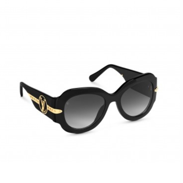 LOUIS VUITTON ACETATE PARIS TEXAS BLACK SUNGLASSES