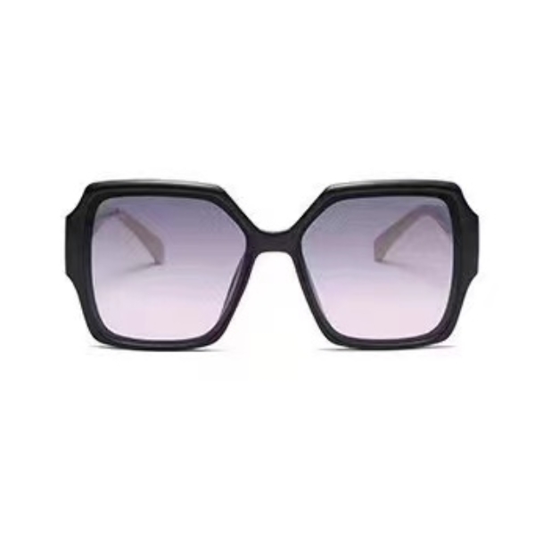 LOUIS VUITTON SQUARE BLACK AND WHITE SUNGLASSES