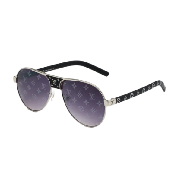 LOUIS VUITTON LOGO EMBROIDERED PURPLE MONOGRAM SUNGLASSES