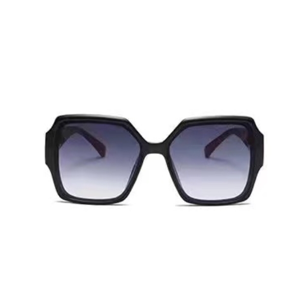 LOUIS VUITTON SQUARE BLACK AND RED SUNGLASSES