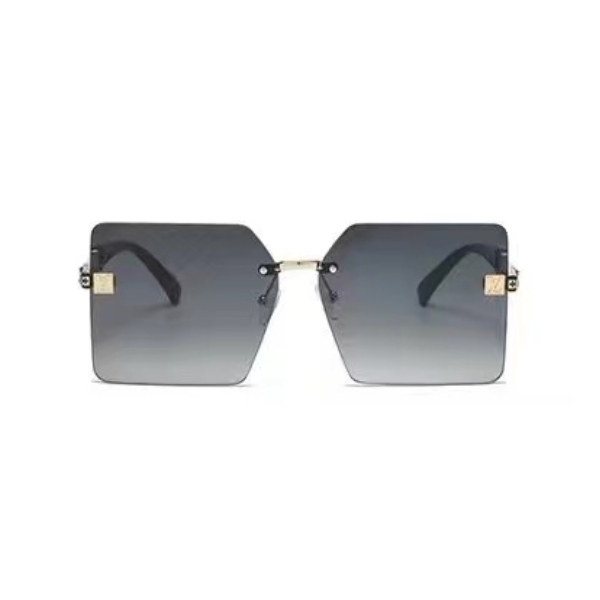 LOUIS VUITTON ONE SQUARE BLACK SUNGLASSES