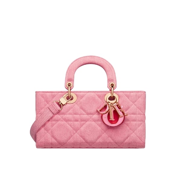DIOR MEDIUM LADY D-JOY BAG PINK 26CM M0540WTJA_M929