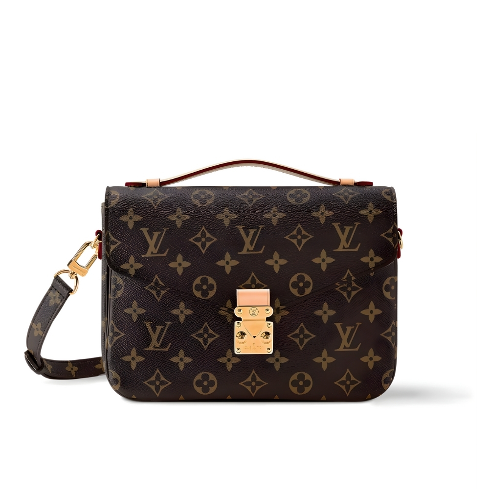 Louis Vuitton Pochette Métis Monogram Canvas Brown 25Cm M44875