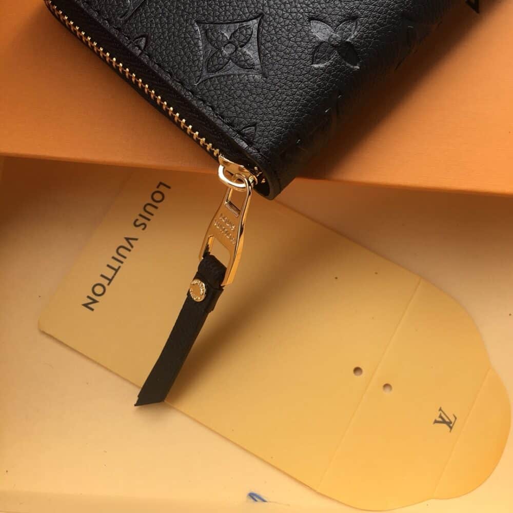 LOUIS VUITTON ZIPPY WALLET MONOGRAM BLACK M61864 - Image 5