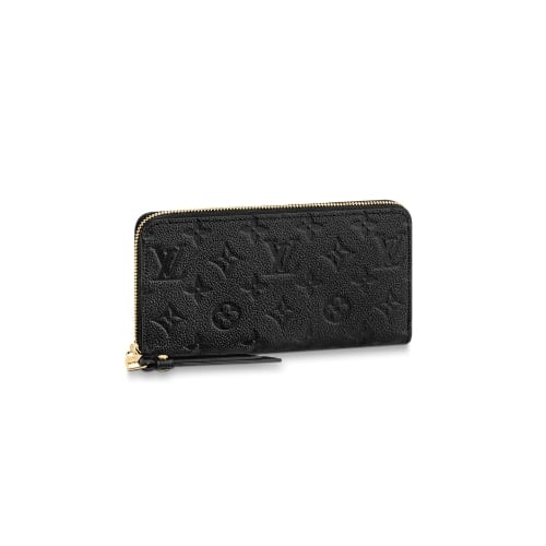 LOUIS VUITTON ZIPPY WALLET MONOGRAM BLACK M61864
