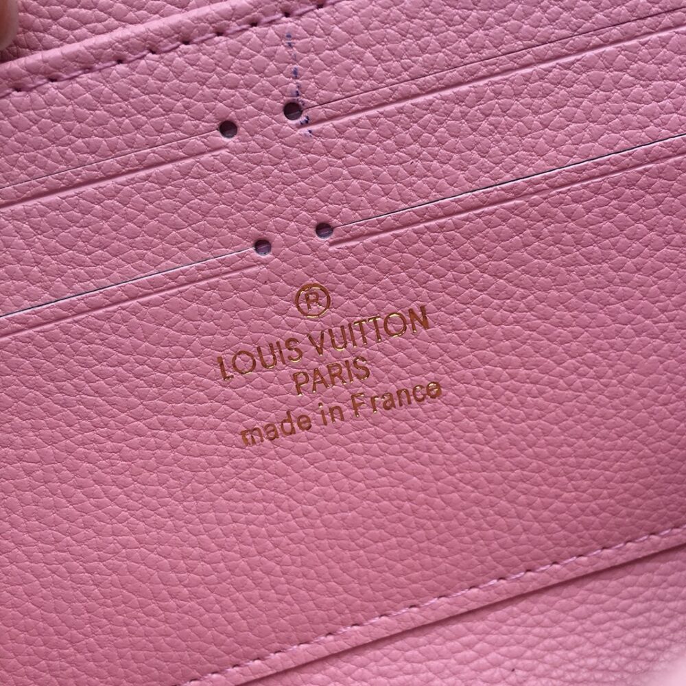 LOUIS VUITTON ZIPPY WALLET MONOGRAM PINK - Image 7