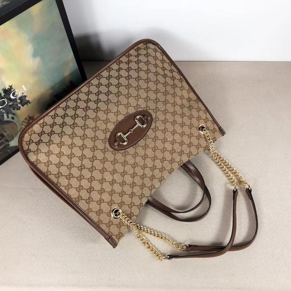 GUCCI HORSEBIT 1955 SHOULDER MEDIUM TOTE BAG 623694 - Image 7