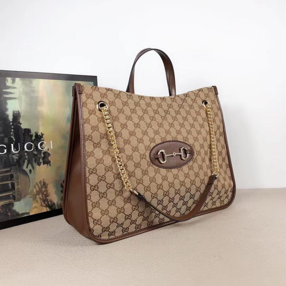 GUCCI HORSEBIT 1955 SHOULDER MEDIUM TOTE BAG 623694 - Image 8