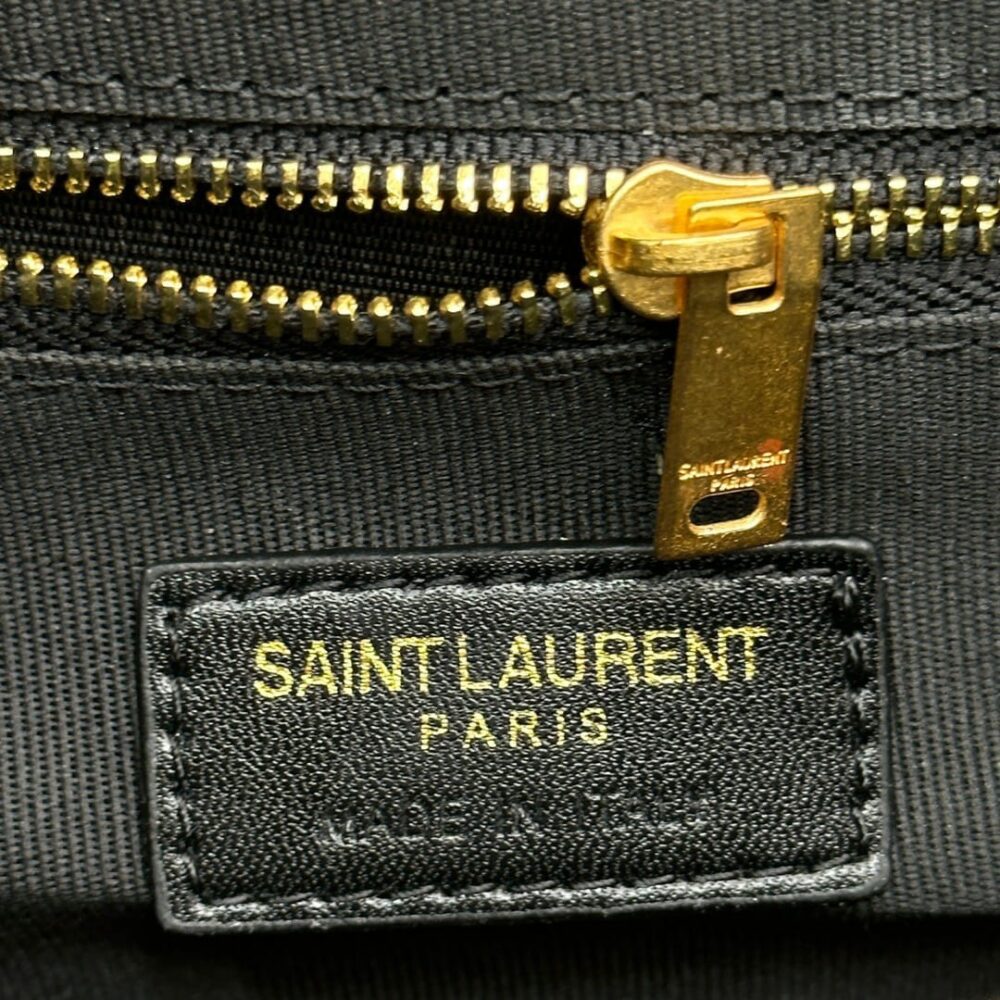 SAINT LAURENT ENVELOPE MEDIUM CHAIN BAG IN MIX MATELASSÉ GRAIN DE POUDRE EMBOSSED BEIGE 24CM 600185BOW912721 - Image 5