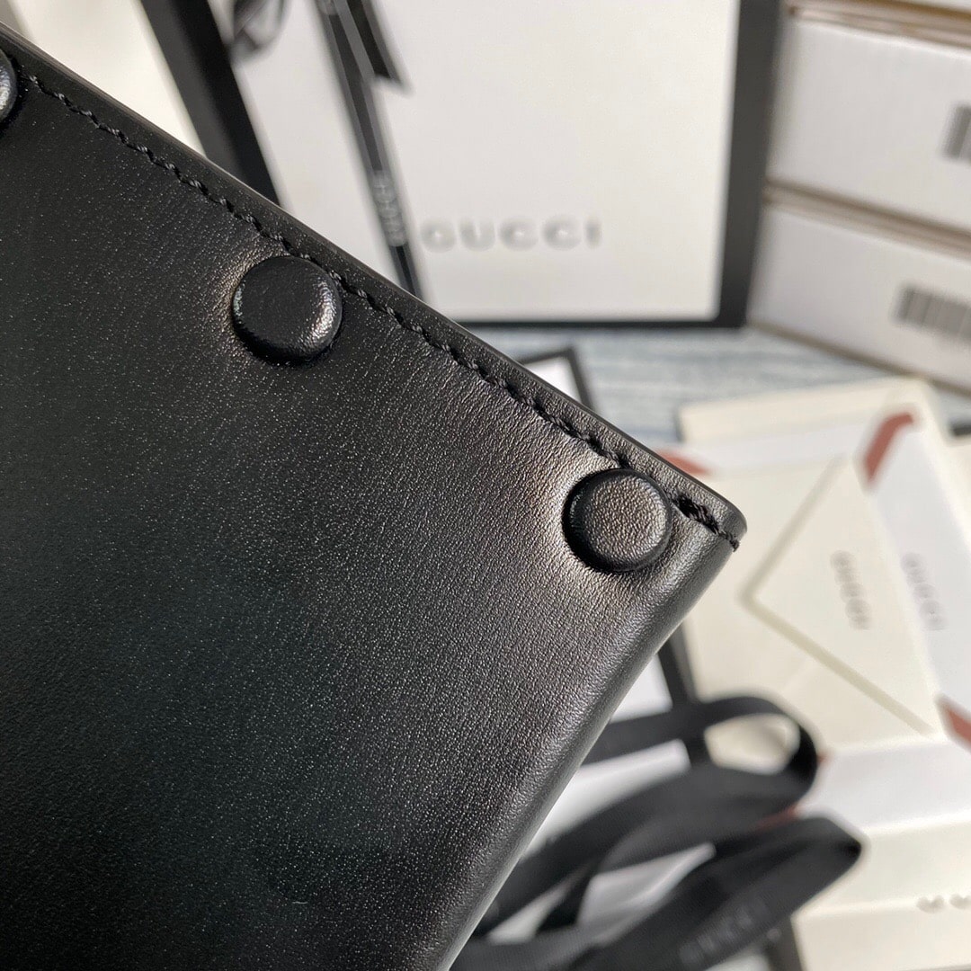 GUCCI HORSEBIT 1955 MINI BAG BLACK 17CM 625615 0YK0G 1000 - Image 3