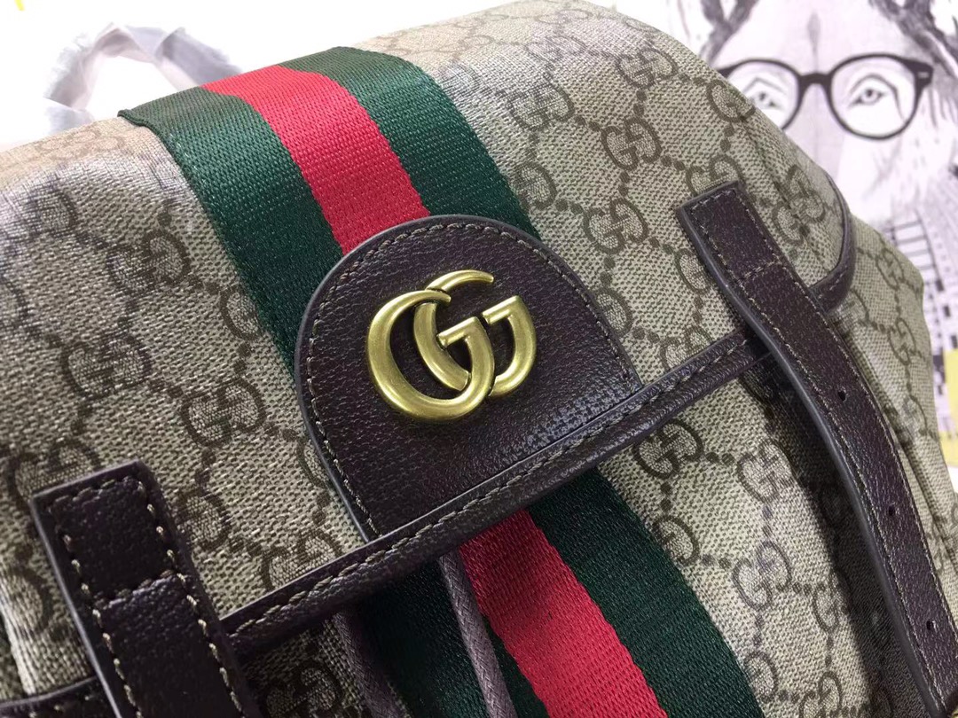 GUCCI OPHIDIA GG MEDIUM LARGE BACKPACK 40CM 598140 HUHAT 8564 - Image 5